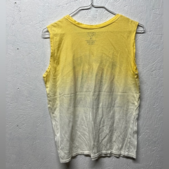 Desert Darling cactus yellow Ombre sleeveless Tank top medium - Picture 3 of 5